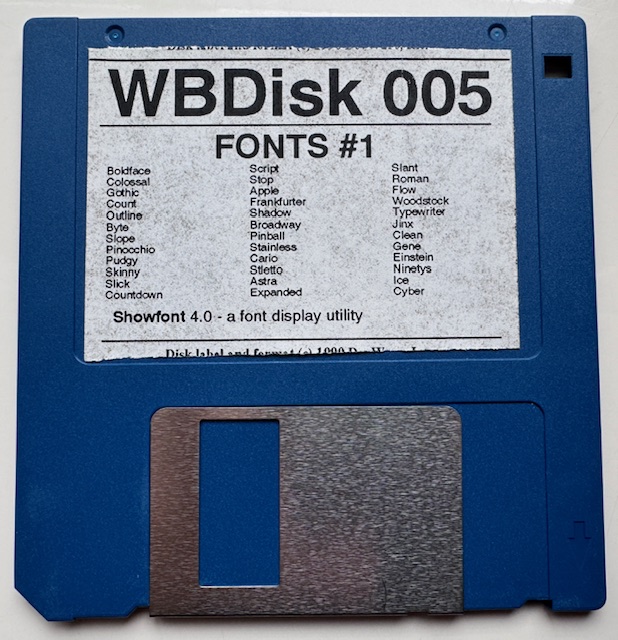 DevWare WBDisk 005 Fonts #1